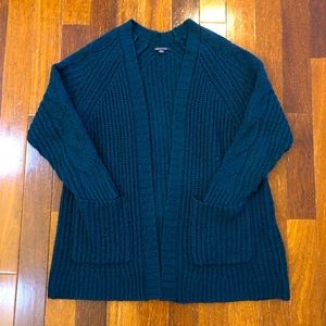 Turquoise American Eagle sweater, medium